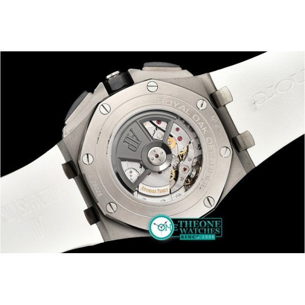 Audemars Piguet - RO Offshore Novelty Cer SS/RU White/Black JF A7750 Mod