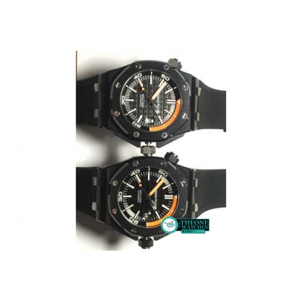 Audemars Piguet - Royal Oak Diver 15707 CER/RU Black XF V2 Asia 2836 Mod