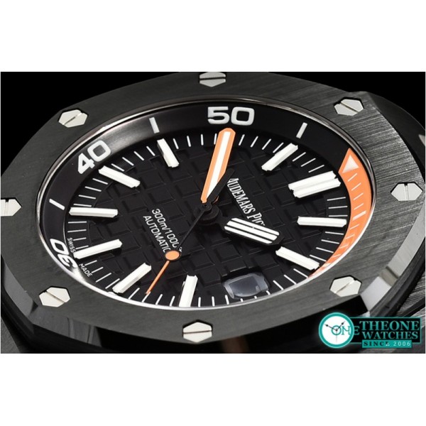 Audemars Piguet - Royal Oak Diver 15707 CER/RU Black XF V2 Asia 2836 Mod