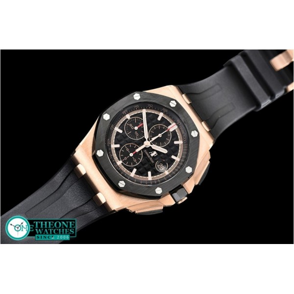 Audemars Piguet - Royal Oak Offshore Novelty CER/RG/RU Blk JF V2 A3126