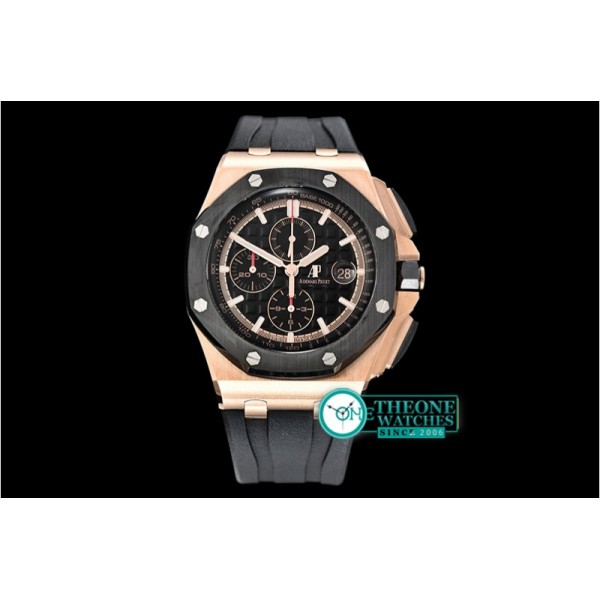 Audemars Piguet - Royal Oak Offshore Novelty CER/RG/RU Blk JF V2 A3126