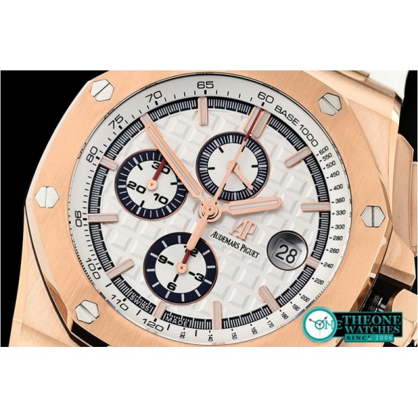 Audemars Piguet - AP ROO Le Byblos Saint-Tropez RG/RU White JF A3126 Mod