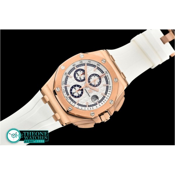 Audemars Piguet - AP ROO Le Byblos Saint-Tropez RG/RU White JF A3126 Mod