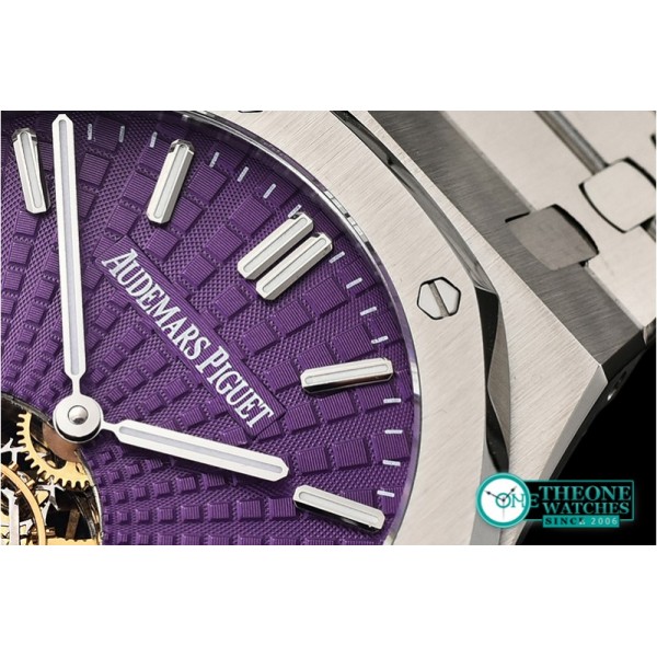 Audemars Piguet - Royal Oak Tourbillon SS/SS Purple Flying Tourbillon