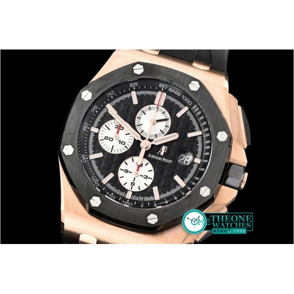 Audemars Piguet - Royal Oak Offshore Novelty CER/RG/RU Blk/Wht JF V2 A3126