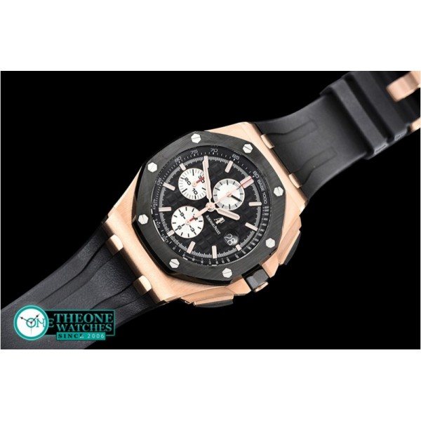 Audemars Piguet - Royal Oak Offshore Novelty CER/RG/RU Blk/Wht JF V2 A3126