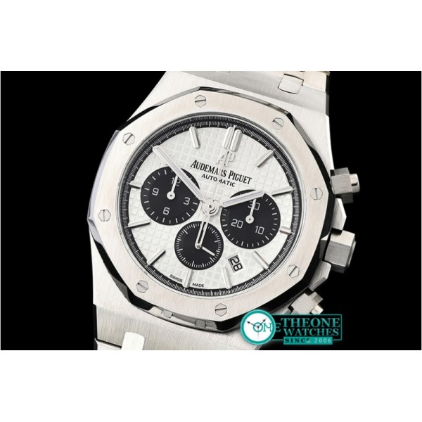 Audemars Piguet - Royal Oak Chronograph 26331ST SS/SS Wht/Blk OMF A7750