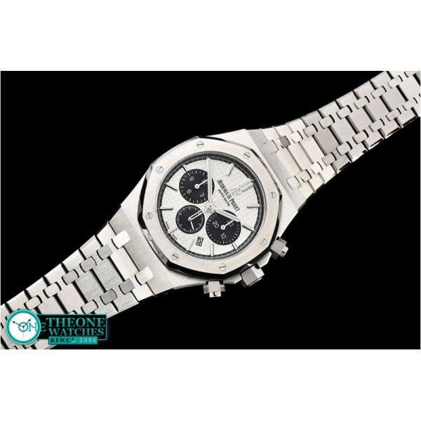 Audemars Piguet - Royal Oak Chronograph 26331ST SS/SS Wht/Blk OMF A7750