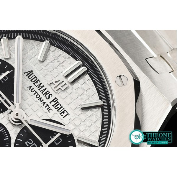 Audemars Piguet - Royal Oak Chronograph 26331ST SS/SS Wht/Blk OMF A7750