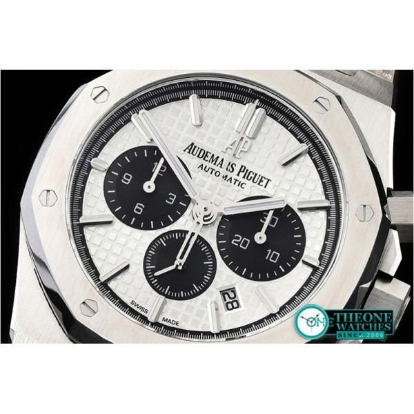 Audemars Piguet - Royal Oak Chronograph 26331ST SS/SS Wht/Blk OMF A7750