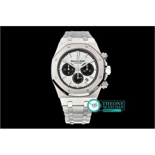 Audemars Piguet - Royal Oak Chronograph 26331ST SS/SS Wht/Blk OMF A7750