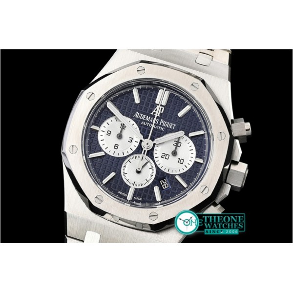 Audemars Piguet - Royal Oak Chronograph 26331ST SS/SS Blue/Wht OMF A7750