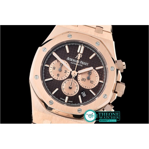 Audemars Piguet - Royal Oak Chronograph 26331ST RG/RG Brown OMF A7750