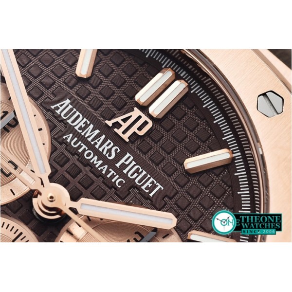 Audemars Piguet - Royal Oak Chronograph 26331ST RG/RG Brown OMF A7750