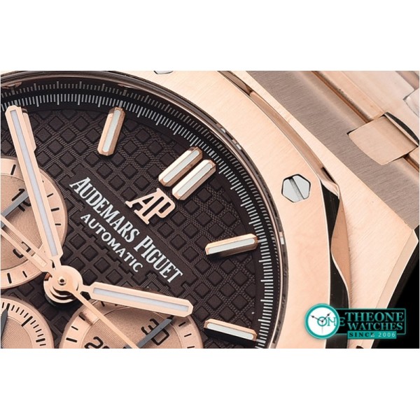 Audemars Piguet - Royal Oak Chronograph 26331ST RG/RG Brown OMF A7750