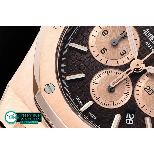 Audemars Piguet - Royal Oak Chronograph 26331ST RG/RG Brown OMF A7750