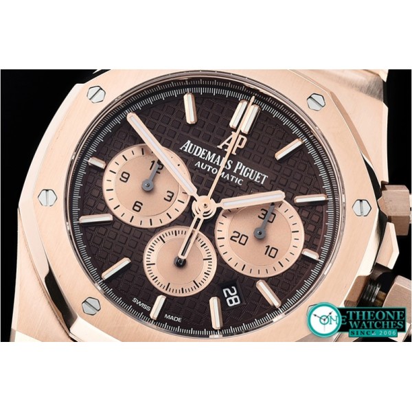 Audemars Piguet - Royal Oak Chronograph 26331ST RG/RG Brown OMF A7750