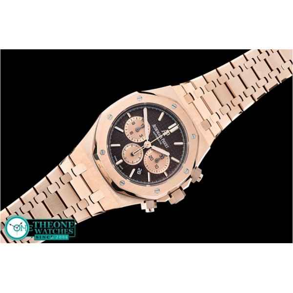 Audemars Piguet - Royal Oak Chronograph 26331ST RG/RG Brown OMF A7750