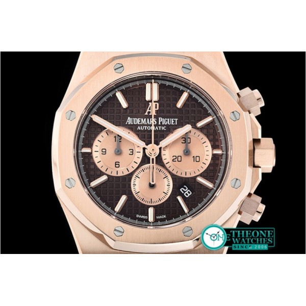 Audemars Piguet - Royal Oak Chronograph 26331ST RG/RG Brown OMF A7750