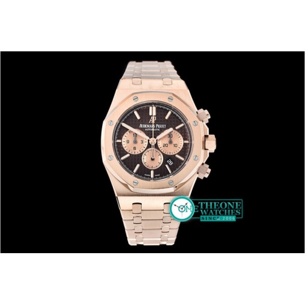 Audemars Piguet - Royal Oak Chronograph 26331ST RG/RG Brown OMF A7750