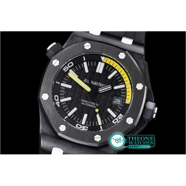 Audemars Piguet - Royal Oak Diver 15706 FC/RU Black JF Ult 1:1 MY9015 Mod