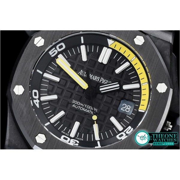 Audemars Piguet - Royal Oak Diver 15706 FC/RU Black JF Ult 1:1 MY9015 Mod