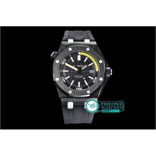 Audemars Piguet - Royal Oak Diver 15706 FC/RU Black JF Ult 1:1 MY9015 Mod