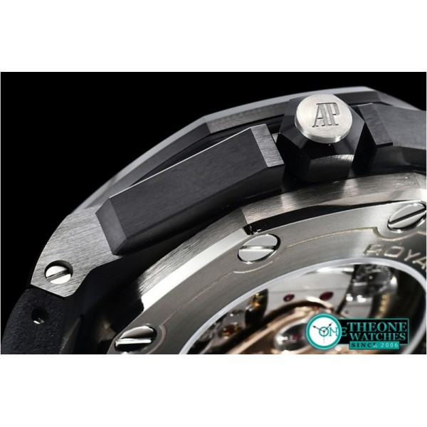 Audemars Piguet - Royal Oak Diver 15707 CER/RU Black JF Ult 1:1 MY9015 Mod