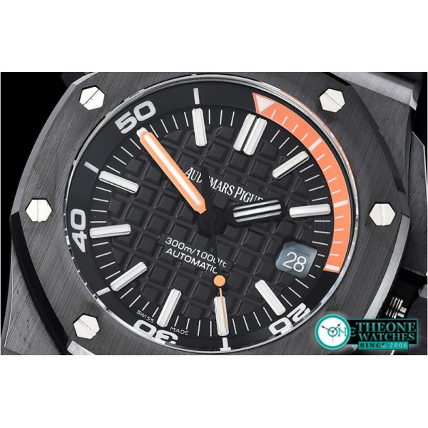 Audemars Piguet - Royal Oak Diver 15707 CER/RU Black JF Ult 1:1 MY9015 Mod