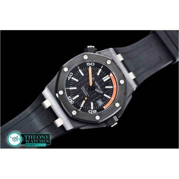 Audemars Piguet - Royal Oak Diver 15707 CER/RU Black JF Ult 1:1 MY9015 Mod