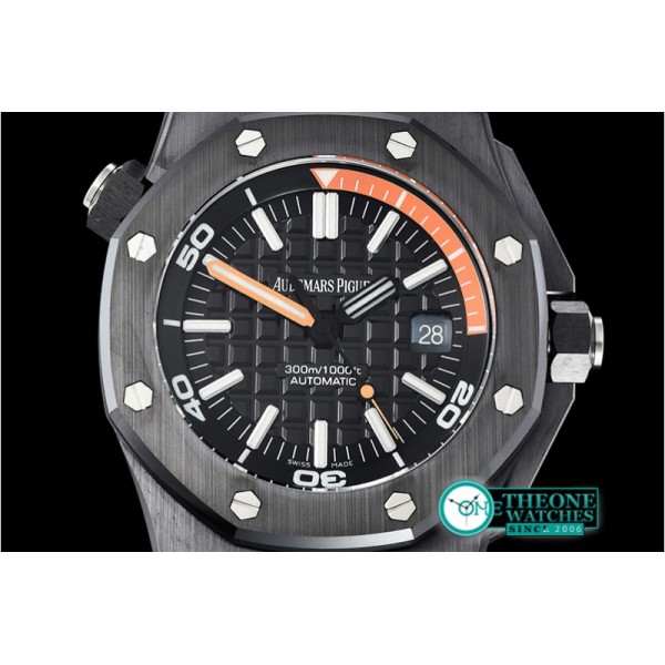 Audemars Piguet - Royal Oak Diver 15707 CER/RU Black JF Ult 1:1 MY9015 Mod