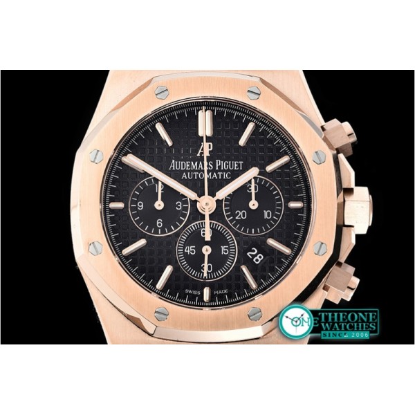 Audemars Piguet - Royal Oak Chronograph 26331ST RG/RG F.Black OMF A775