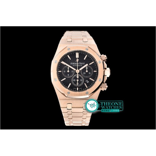 Audemars Piguet - Royal Oak Chronograph 26331ST RG/RG F.Black OMF A775