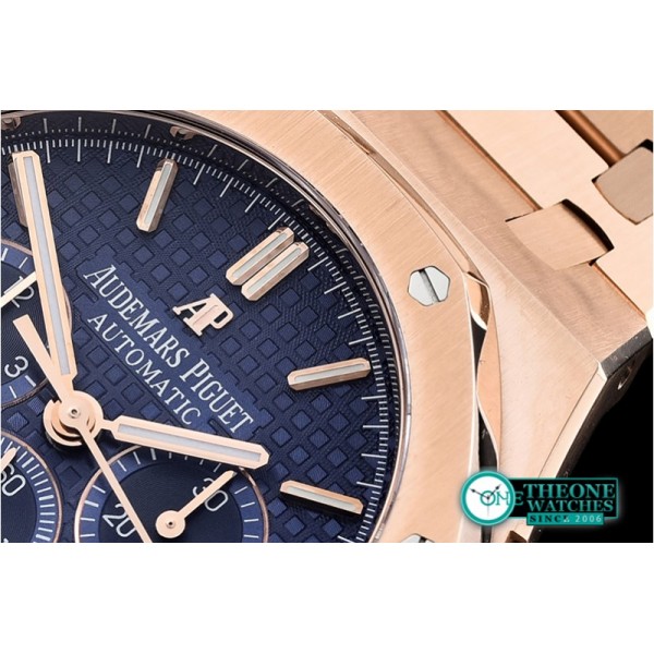 Audemars Piguet - Royal Oak Chronograph 26331ST RG/RG F.Blue OMF A7750