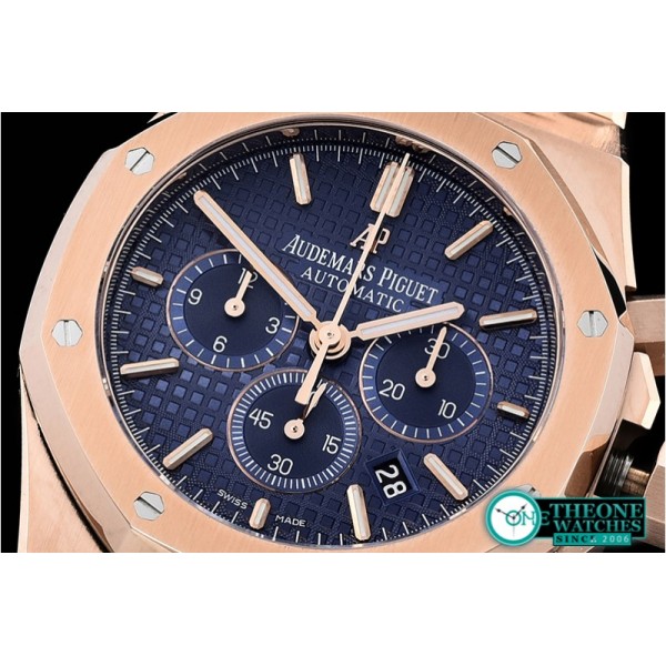 Audemars Piguet - Royal Oak Chronograph 26331ST RG/RG F.Blue OMF A7750