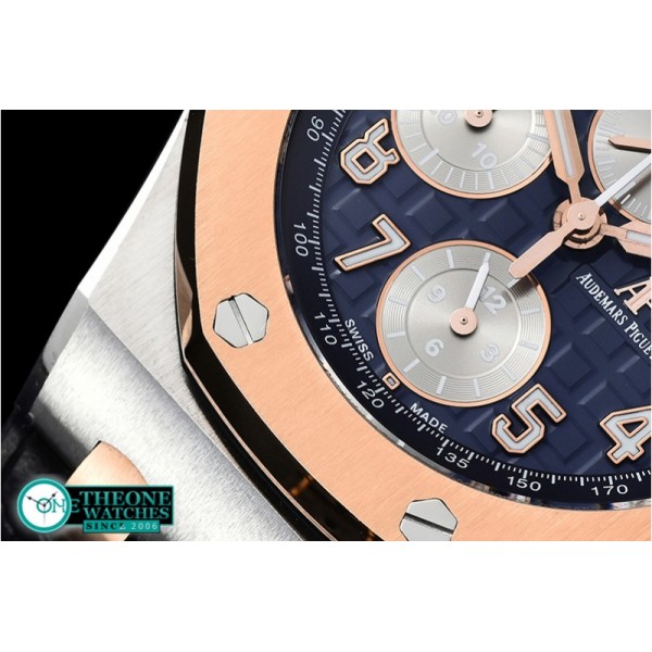 Audemars Piguet - AP ROO Bucherer Edition RG/SS/LE Blue JF A3126 Mod