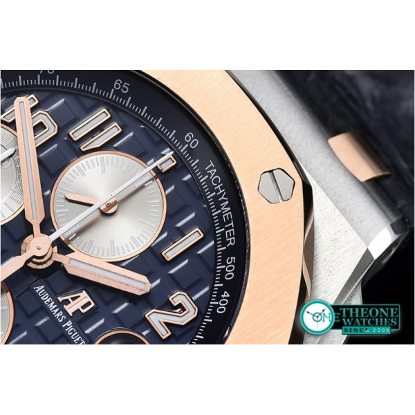 Audemars Piguet - AP ROO Bucherer Edition RG/SS/LE Blue JF A3126 Mod