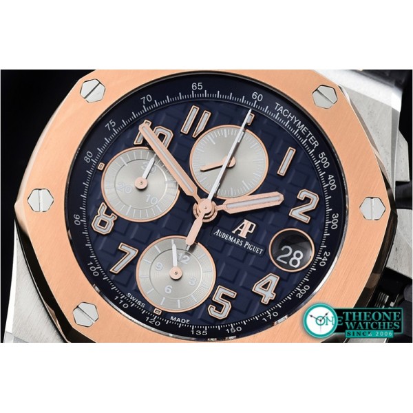 Audemars Piguet - AP ROO Bucherer Edition RG/SS/LE Blue JF A3126 Mod