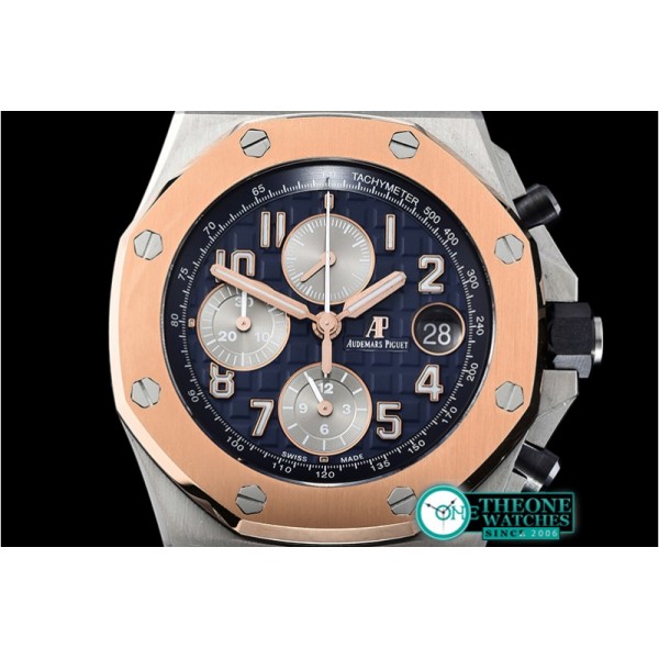 Audemars Piguet - AP ROO Bucherer Edition RG/SS/LE Blue JF A3126 Mod