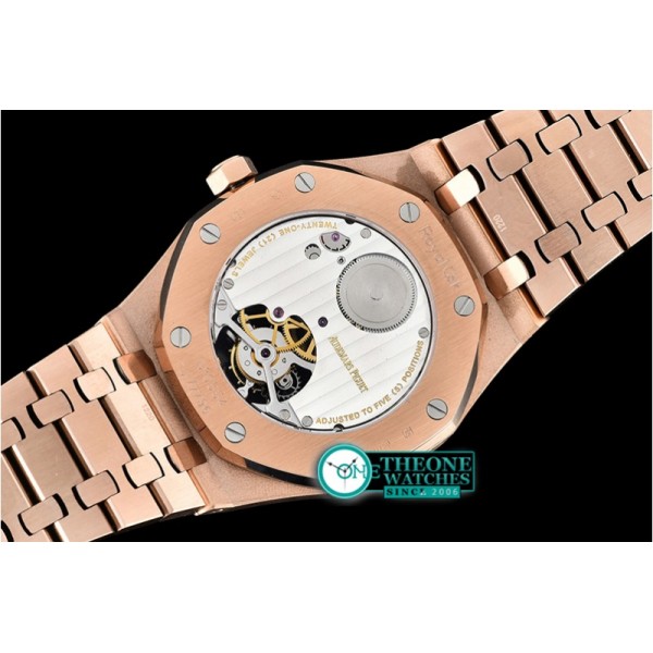 Audemars Piguet - Royal Oak Extra Thin Tourb RG/RG Rose JF Flying Tourb