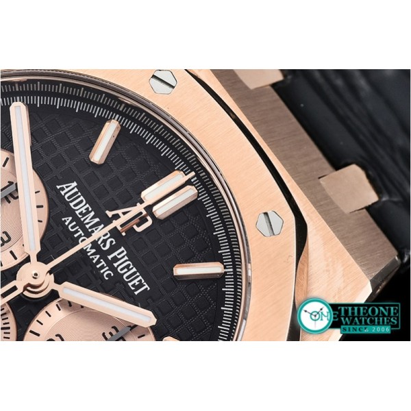 Audemars Piguet - Royal Oak Chronograph 26331ST RG/LE Black OMF A7750