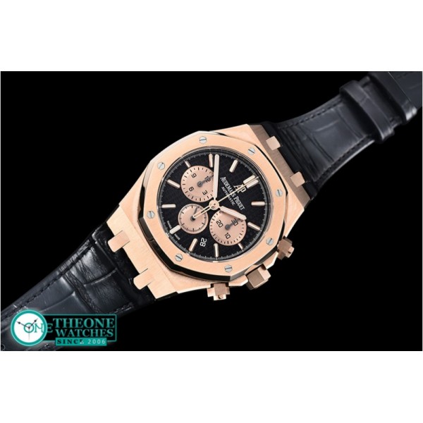 Audemars Piguet - Royal Oak Chronograph 26331ST RG/LE Black OMF A7750