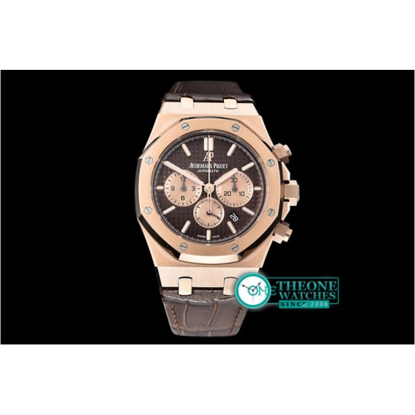 Audemars Piguet - Royal Oak Chronograph 26331ST RG/LE Brwn OMF A7750