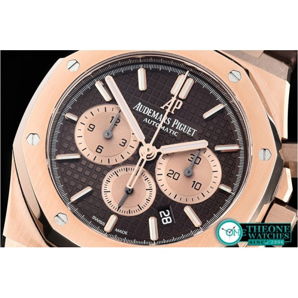 Audemars Piguet - Royal Oak Chronograph 26331ST RG/LE Brwn OMF A7750