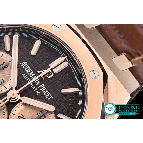 Audemars Piguet - Royal Oak Chronograph 26331ST RG/LE Brwn OMF A7750