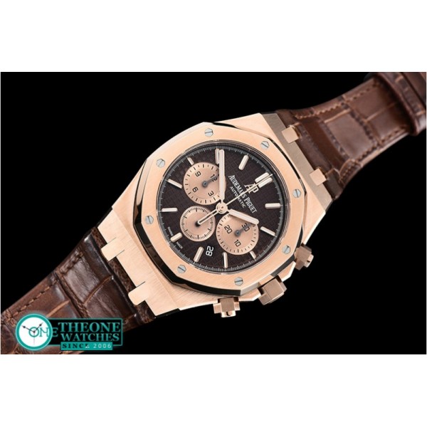 Audemars Piguet - Royal Oak Chronograph 26331ST RG/LE Brwn OMF A7750