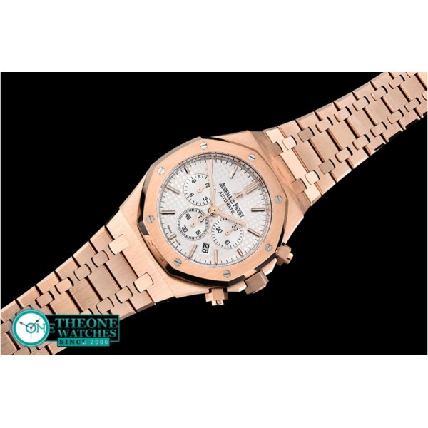 Audemars Piguet - Royal Oak Chronograph 26331ST RG/RG F.Wht OMF A7750