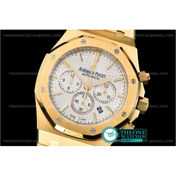 Audemars Piguet - Royal Oak Chronograph 26331ST YG/YG White OMF A7750