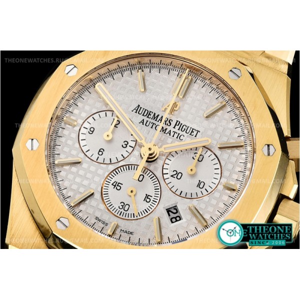 Audemars Piguet - Royal Oak Chronograph 26331ST YG/YG White OMF A7750