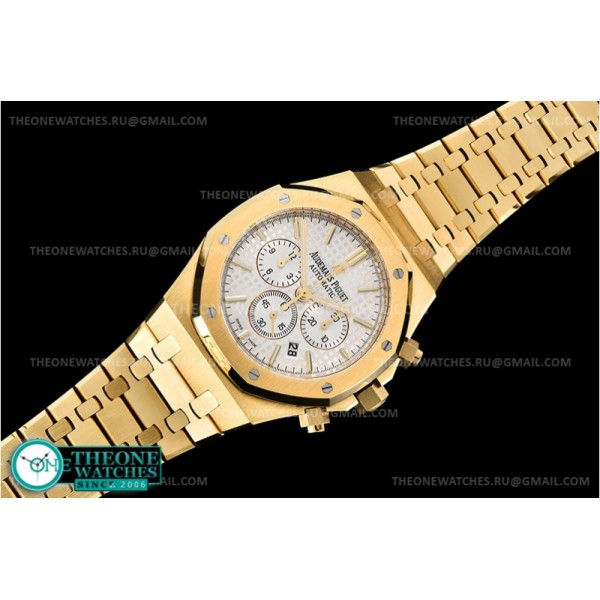 Audemars Piguet - Royal Oak Chronograph 26331ST YG/YG White OMF A7750